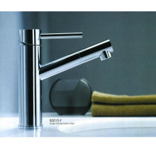 (B0010-F2) Одноступенчатый керамический картридж 35 мм с хромированной отделкой из латуни хорошего качества Смеситель для раковины для ванной комнаты
